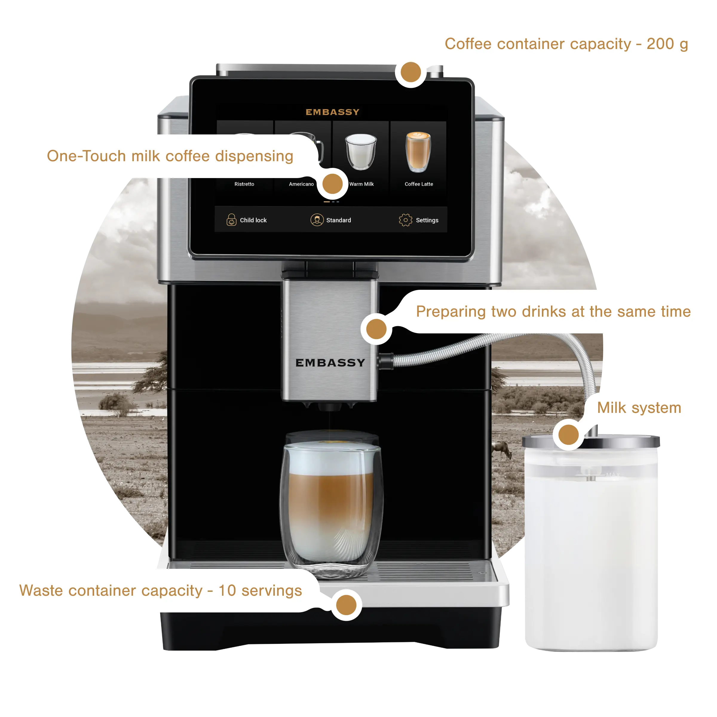 Embassy Nairobi coffee machine technology