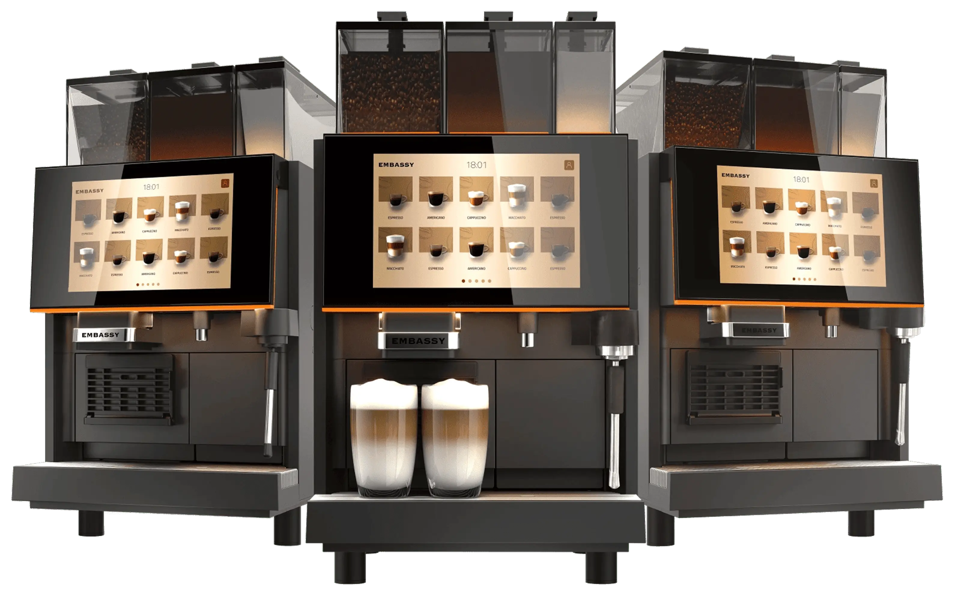 Embassy Bogota coffee machine from multiple views